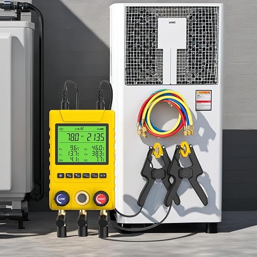 Juego de Manifold Digital para HVAC y Refrigeración AMT100B miniatura 6