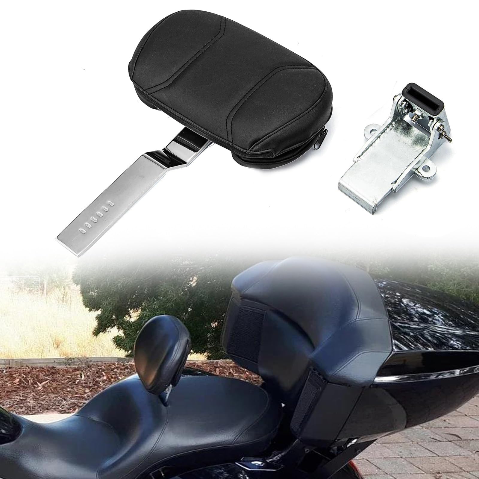 Kit coussin dossier conducteur amovible pour les road-trips en Victory Magnum