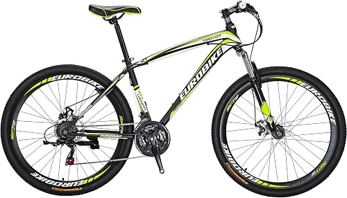 Eurobike mountain bike, Red Aluminium Rims