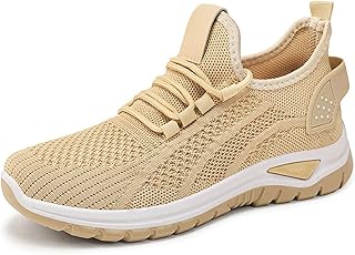 Sportschuhe Damen Orthopädische Turnschuhe Leichte Walkingschuhe Rutschfest Laufschuhe Atmungsaktiv Mesh Breite Füße Gym Fitness Sneaker Barfußschuhe Joggingschuhe Sommerschuhe Freizeitschuhe