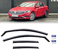 Vista 460 de Visera de ventana para Chevy Silverado 1500/GMC Sierra 1500/Avalanche/Suburban Crew Cab 2007-2013, protectores de lluvia, deflector de ventilación