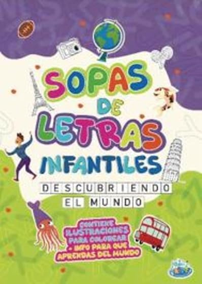 Sopa De Letras Descubriendo El Mundo - Sopa De Letras Infantiles