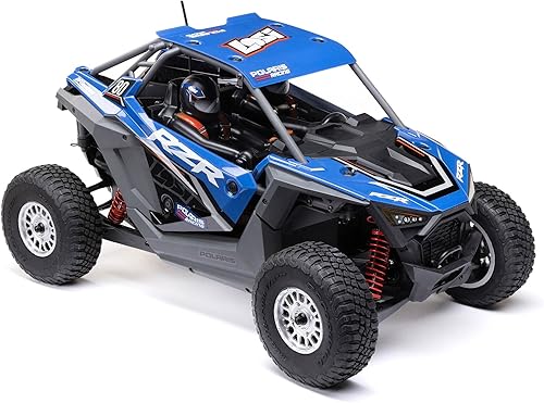 Miniatura 9 de Losi Camión RC 110 RZR Rey 4 ruedas Tracción sin escobillas Batería lista para funcionar y cargador no incluidos Polaris LOS03029T1 Camiones