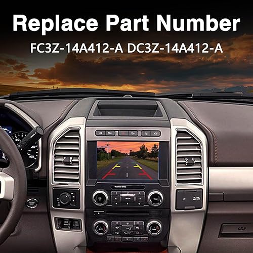 Miniatura 5 de Arnés de cableado de cámara de respaldo para puerta trasera compatible con Ford F350 F450 F550 Super Duty Trucks 2013-2016 Reemplazo #: