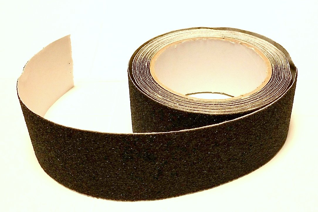 ThreadNanny Heavy Duty 2" x 180" Anti Slip Safety Grit Tape High Traction No Slip Grip Strong Adhesive Industrial Grade Premium Quality