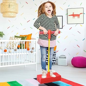 Busstier Çocuklar İçin Zıplama ve Büyüme Destekleyici Spor Aleti - Eğlenceli ve Geliştirici Zıplama Egzersizi, Pogo Stick