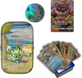 Amazon | 究極のポケモンミニ缶セット - トレーディングカード50枚