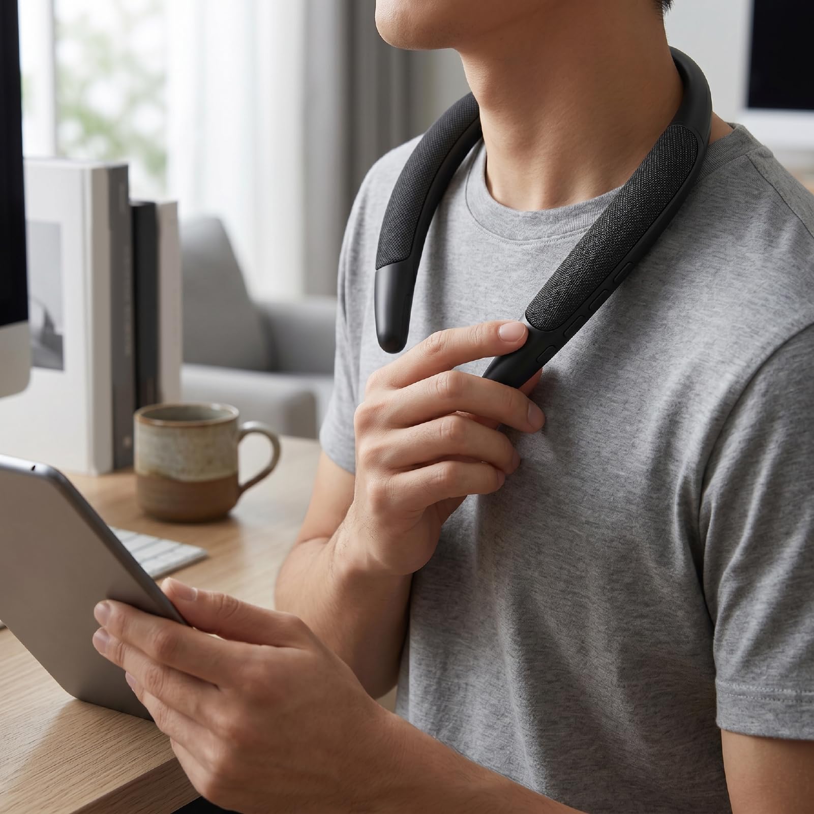 Altavoz Inalámbrico con Banda para el Cuello con Clasificación IPX4