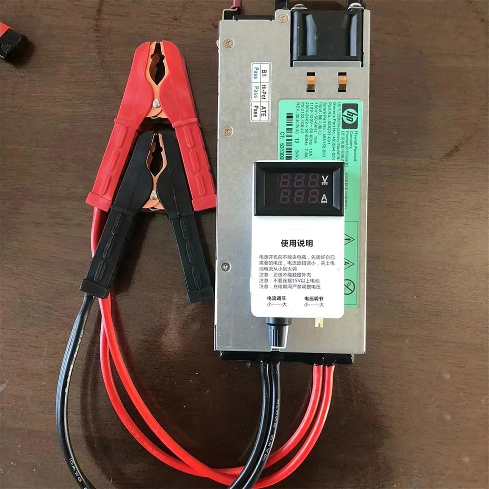 sujeniir 1200W Battery Charger Current Voltage Adjust 3-15V 3-100A for LiFePO4 12.6V Battery 100A Lead-Acid Battery Charger(220V EU)