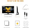 ASUS TUF GAMING VG279QM5A 27 Fast IPS 1920x1080 0.3ms 240Hz 240Hz DP HDMI مكبر صوت VESA 3 YEARS ELMB SYNC، 99% sRGB، شاشة ذكاء اصطناعي للألعاب