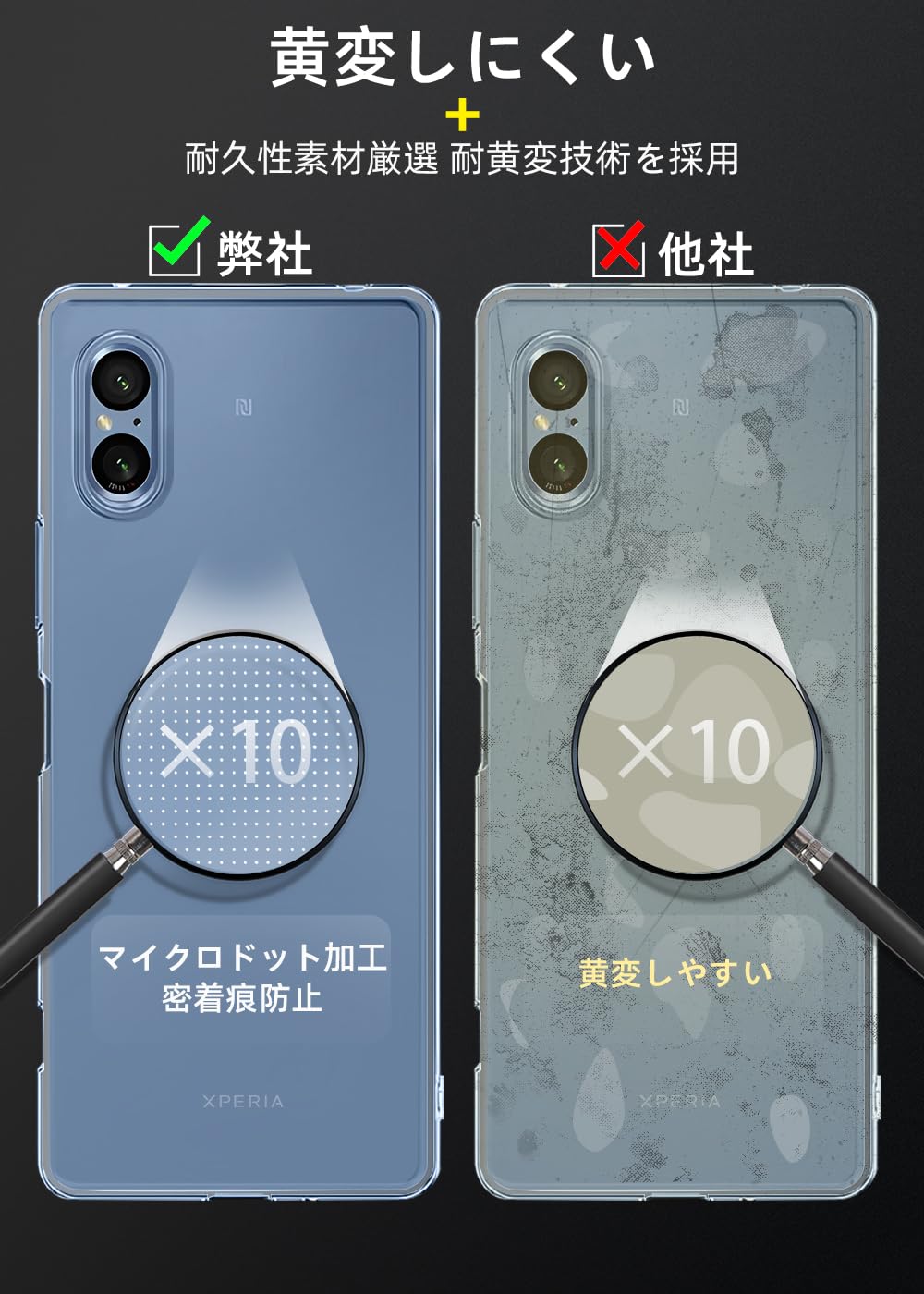 Xperia 5V ノーリ Amazon.co.jp: ZXZone for Xperia 5 V Case, SOG12/SO-53D Clear
