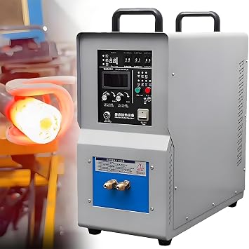 15 KW High Frequency Induction Heater Small Induction Heater Temperature Range from 104 F to 398 F 40 C to 2,000 C Heat Melting Welding Hardening Soldering