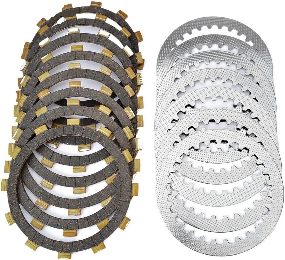 Clutch Friction Plate Kit Friction Clutch Disc Plates for YFM660R YFM660RLE YFM660RSE 660R 5Y1-16321-00 5Y1-16331-01 360-16325-00