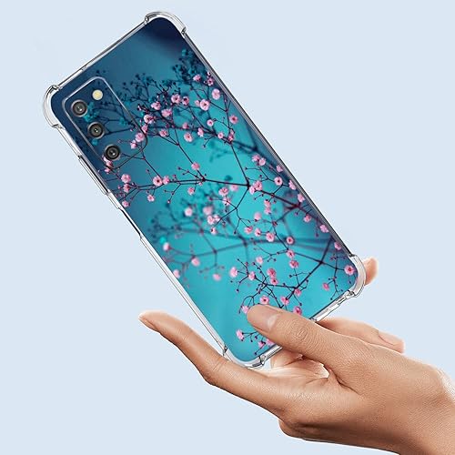 Miniatura 3 de Funda para Galaxy A03s, protección contra caídas de flores de ciruelo, funda a prueba de golpes, carcasa protectora de cuerpo completo resistente a