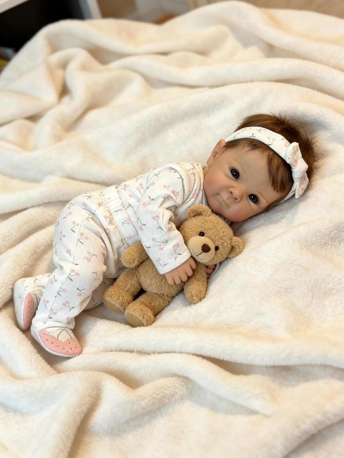 Zero Pam Silicone Reborn Baby Dolls Girls Open Eyes, 18 Inch Realistic Baby Dolls that Look Real Babys, Silicone Babies Cloth Body Real Looking Reborn Babies for Girls Boys Toys with Accessories