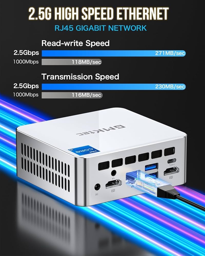 Amazon.com: GMKtec Mini PC Intel i5-12450H(Turbo 4.4 GHz