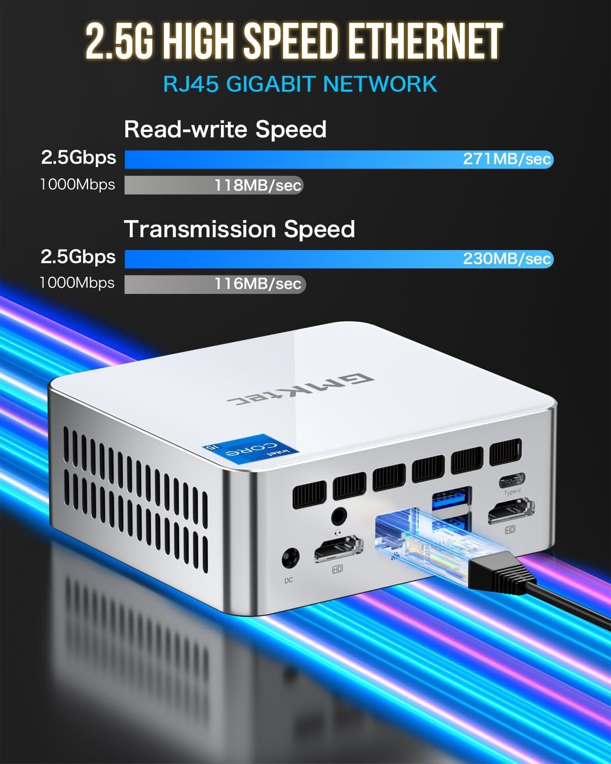 Amazon.com: GMKtec Mini PC Intel i5-12450H Processor (Turbo 4.4