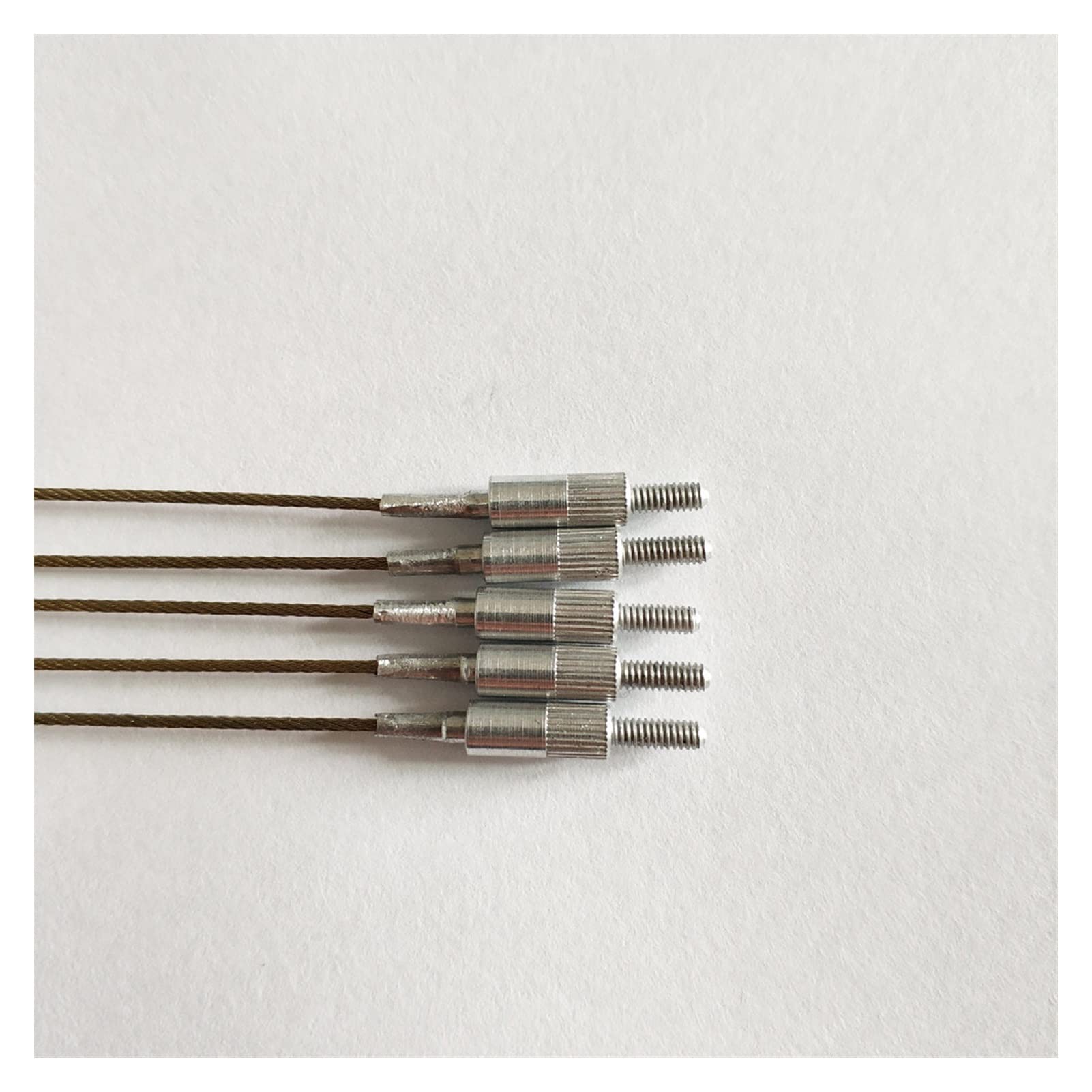 Partes violín 5X 4/4 Violin Tailgut Material De Acero Durable Alta Resistencia