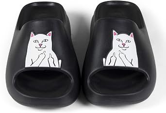 RIPNDIP Lord Nermal Cloud Slides (Black)