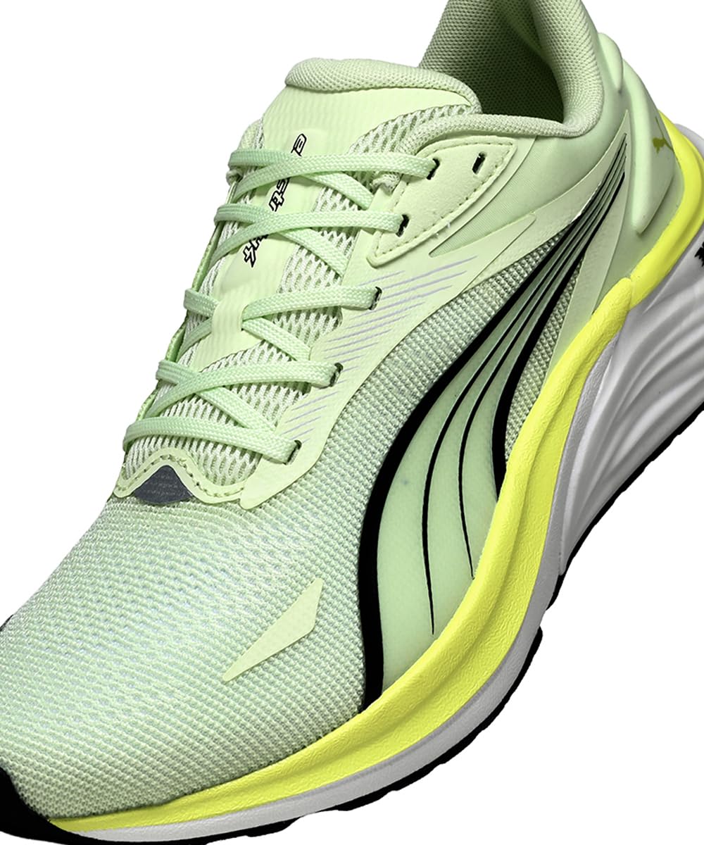 PUMA Electrify Nitro 4 Męskie buty do biegania szosowego, Apple Spritz-LUX Lime Black, 45 EU, Apple Spritz Lux Limonka PUMA Czarny, 46 EU
