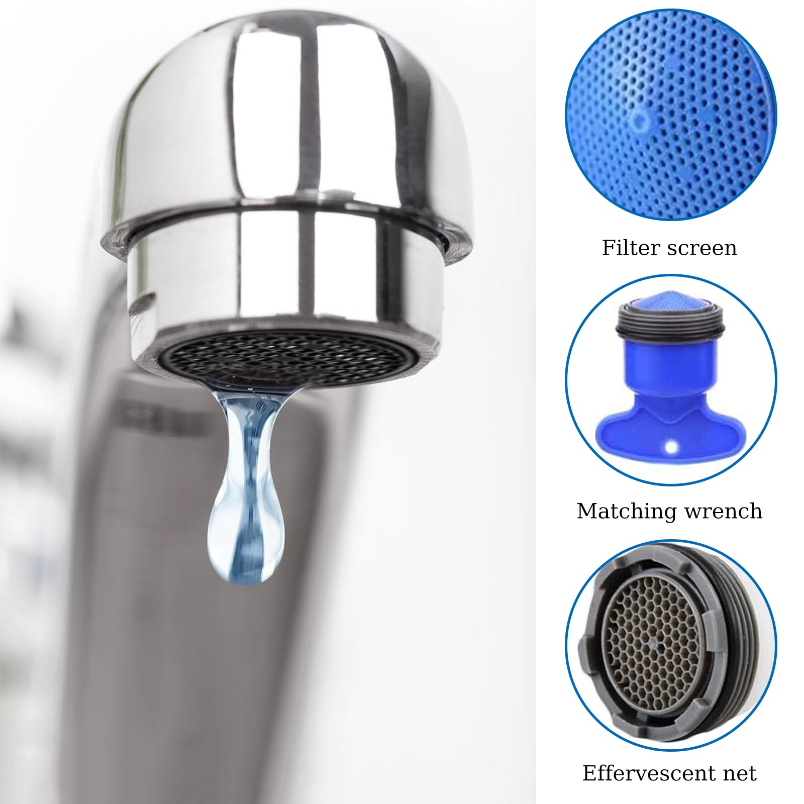 12x Strahlregler M18.5 Perlatoren - Mit 2 Schlüsseln Für Küche & Bad