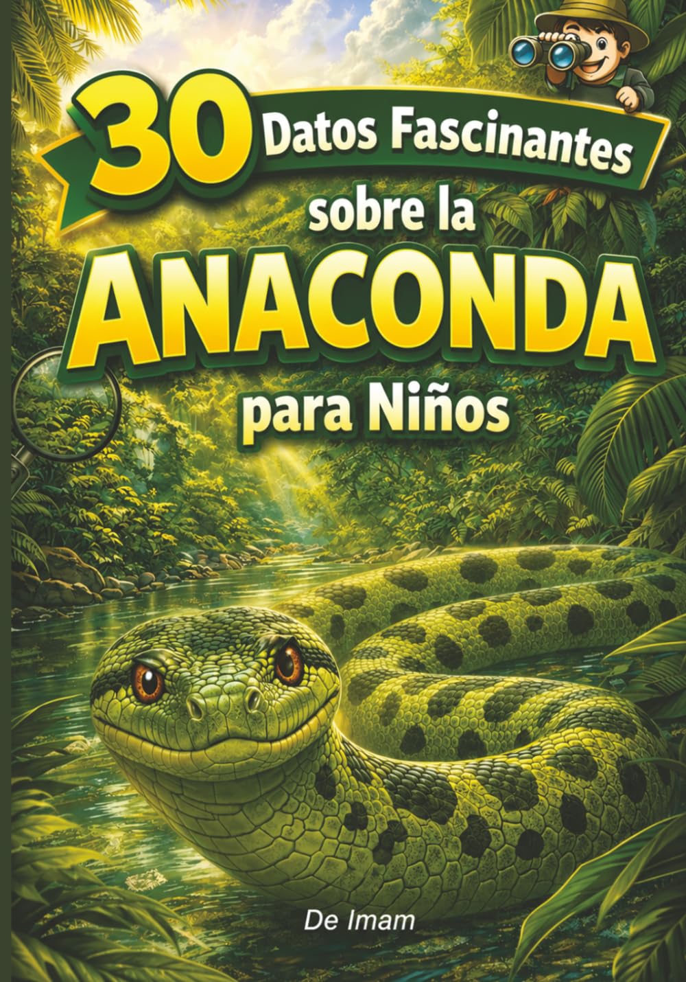 30 Datos Fascinantes sobre las Anacondas para Niños: ¡Descubre el fascinante mundo de una de las serpientes más poderosas de la naturaleza! (Animales Asombrosos y sus Superpoderes)