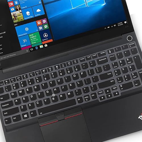 Miniatura 4 de Funda de teclado para Lenovo ThinkPad E15 Gen 4/3/2, ThinkPad L15 Gen 2/1, ThinkPad T15 T15p T15g P15s P15s P15v Gen 3/2/1, ThinkPad E580 E590 E595
