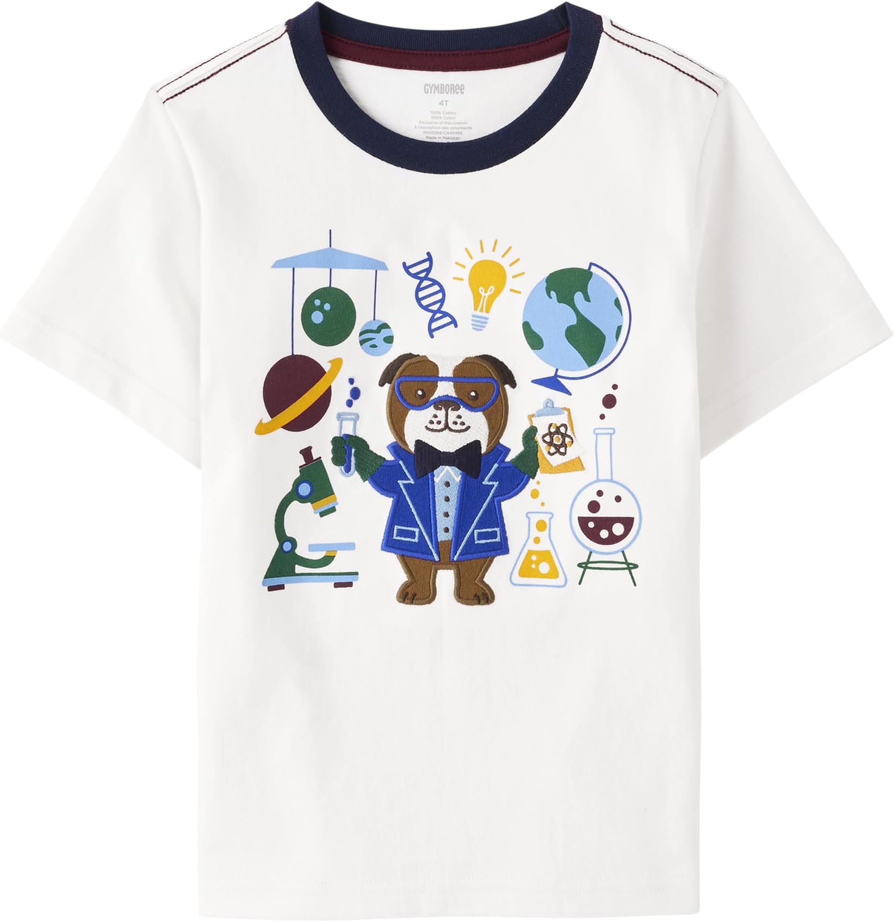 Gymboreeboys And Toddler Boys Embroidered Graphic Short Sleeve T-shirts T-Shirt (pack of 1)