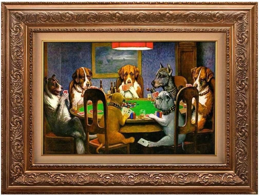 Собаки играющие в покер картина оригинал