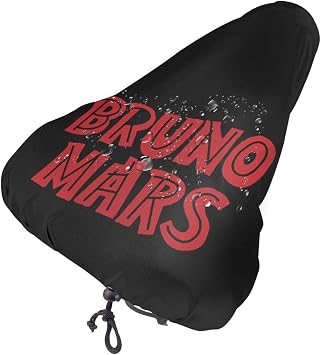 Amazon Bruno Mars ブルーノ マーズ 自転車用 サドルカバー撥水加工 サドルカバー 3dプリント おしゃれ 面白い 薄手 軽量 便利 長持ち サドル保護 お尻が濡れない 防水 防雪 防塵 Uvカット 汚れ防止 サイズ調整可 マウンテンバイクok お手入れ簡単 進学 入職