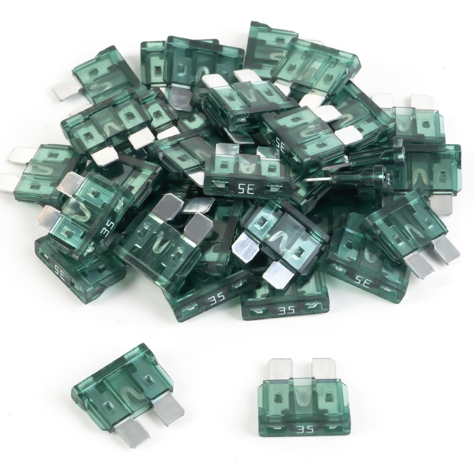 Regular Fuse Snapklik.com : 40 Pack Auto Fuses 35 AMP ATC/ATO Standard Regular Fuse ...