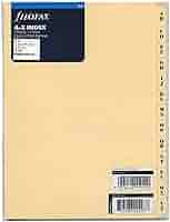 Filofax - くりーむ Cotton Cream Ruled Notepaper Personal Refill - Filofax