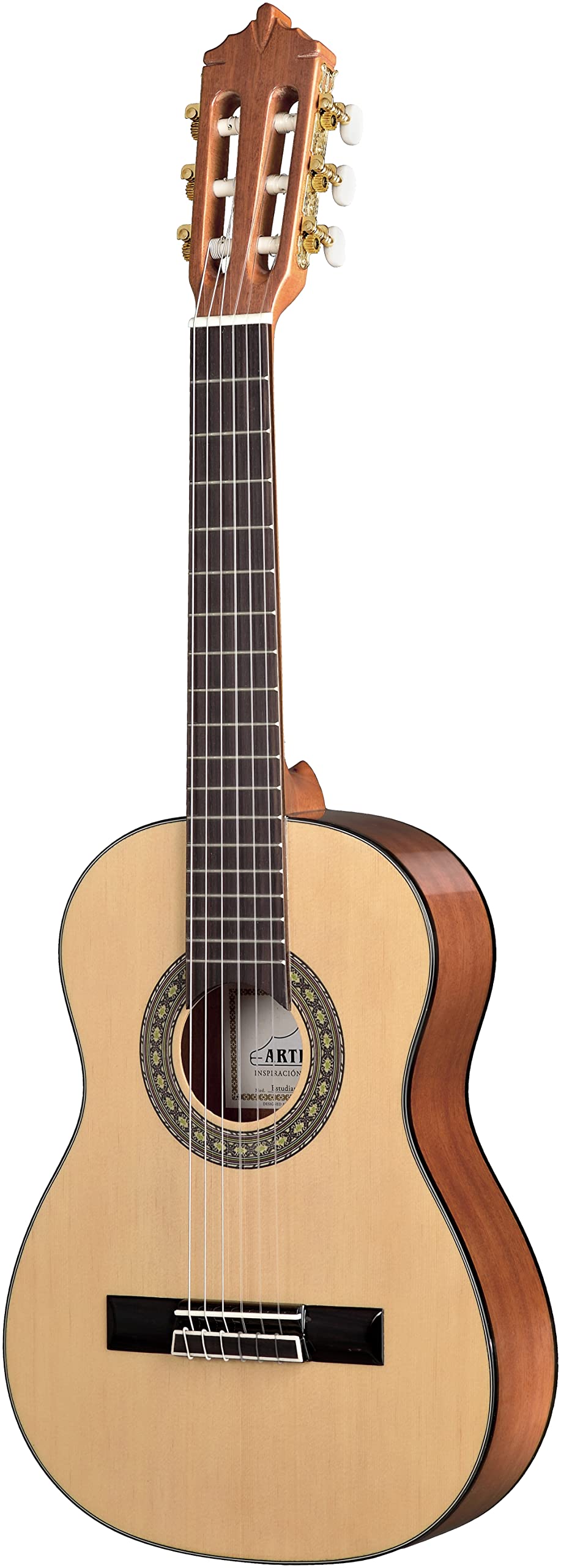 ARTESANO Estudiante XA-1/2 - Guitarra de concierto (tamaño 1/2, escala 53 cm)