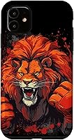 Vista 6 de iPhone 11 Pro Max Vintage Boxing Lion Boxer Con Guantes de Boxeo Deportivo Para Hombres Caso