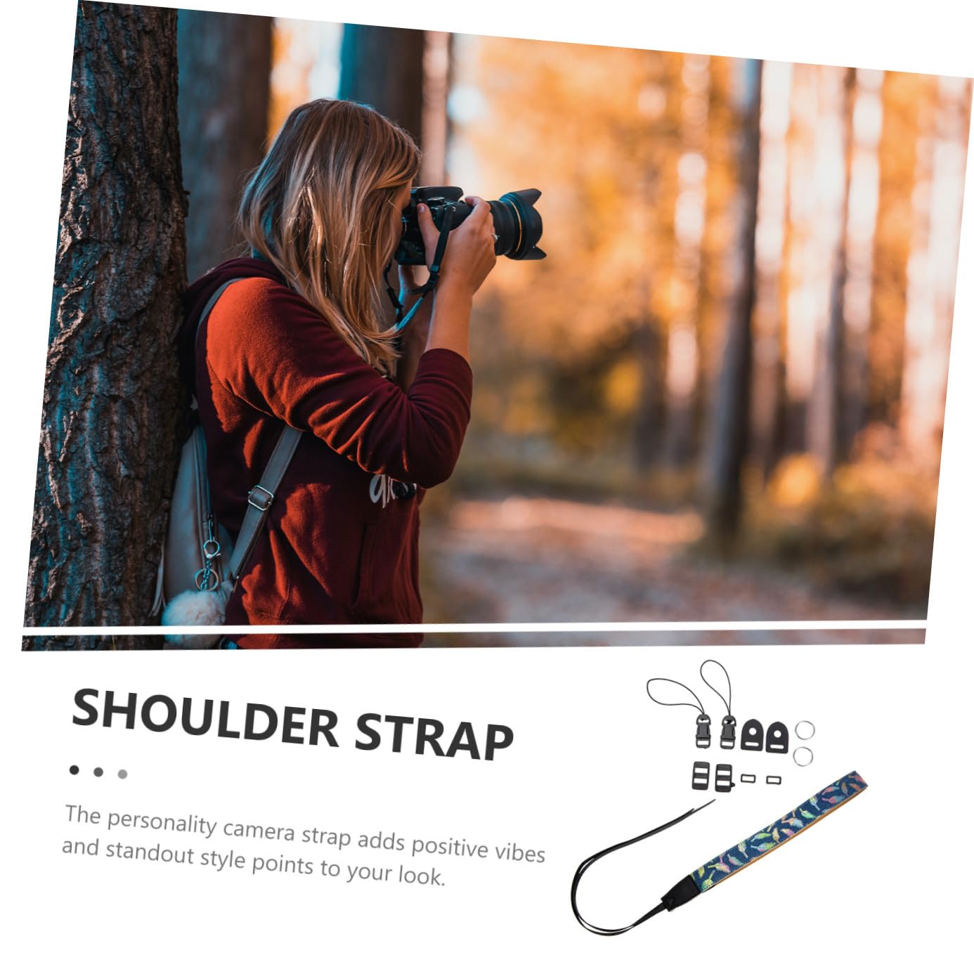 Operitacx 3 Piezas Correa de Hombro para Cámara Correa de Cuello para Fotografía Exterior Compatible con DSLR