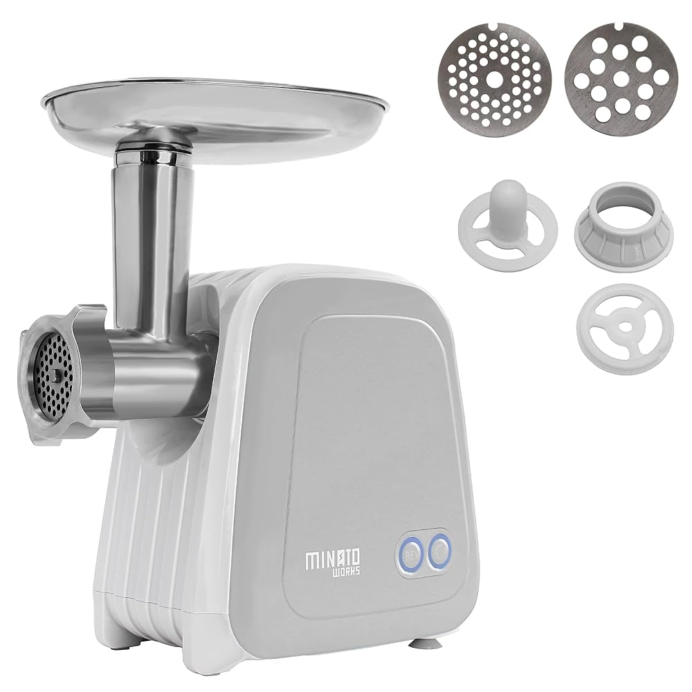 Amazon.co.jp: ミナトワークス 電動ミンサー HMM-5 グレー(G) 2