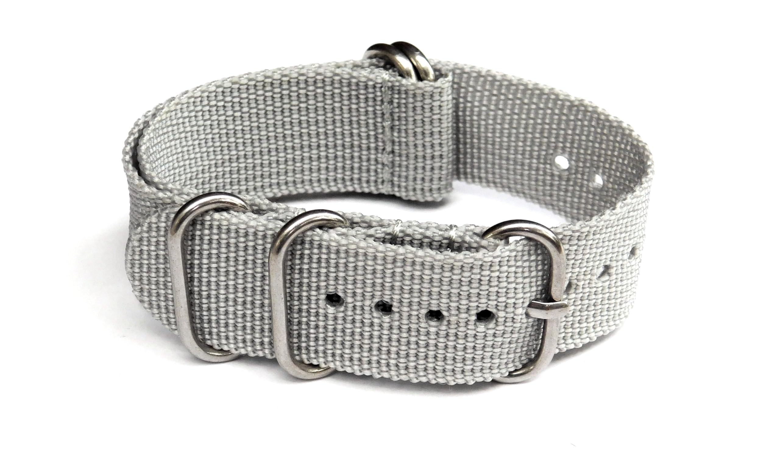 22mm Stech Nylon Nato Strap For Watch (Ash Grey) 25cms Length (B0D1P6WGB9) Amazon Price History, Amazon Price Tracker