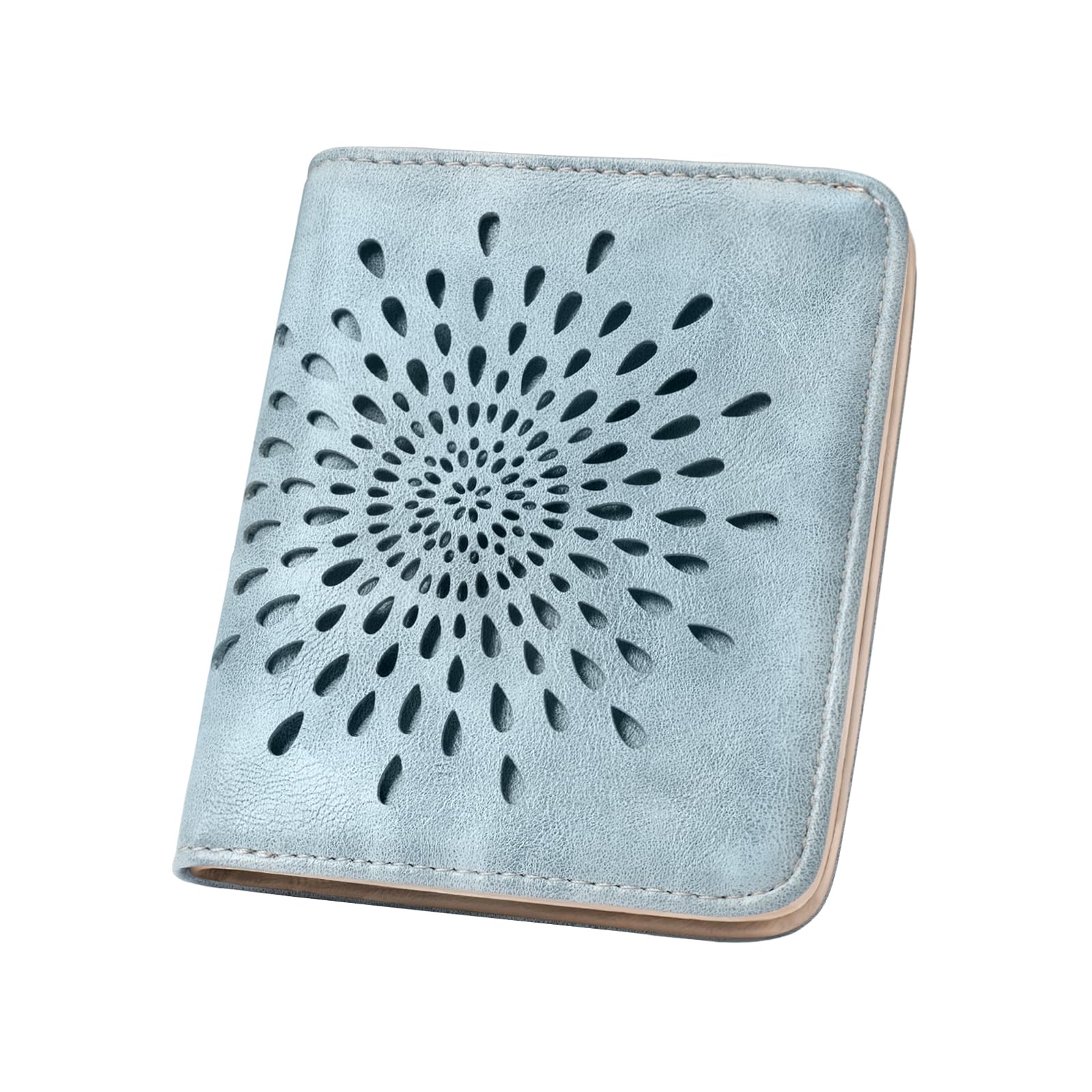 APHISON Womens Wallet, Slim Small Wallet for Women RFID Wallet Women Sunflower Leather ID Credit Card Holder whit Zipper Coin Pocket Bifold Compact