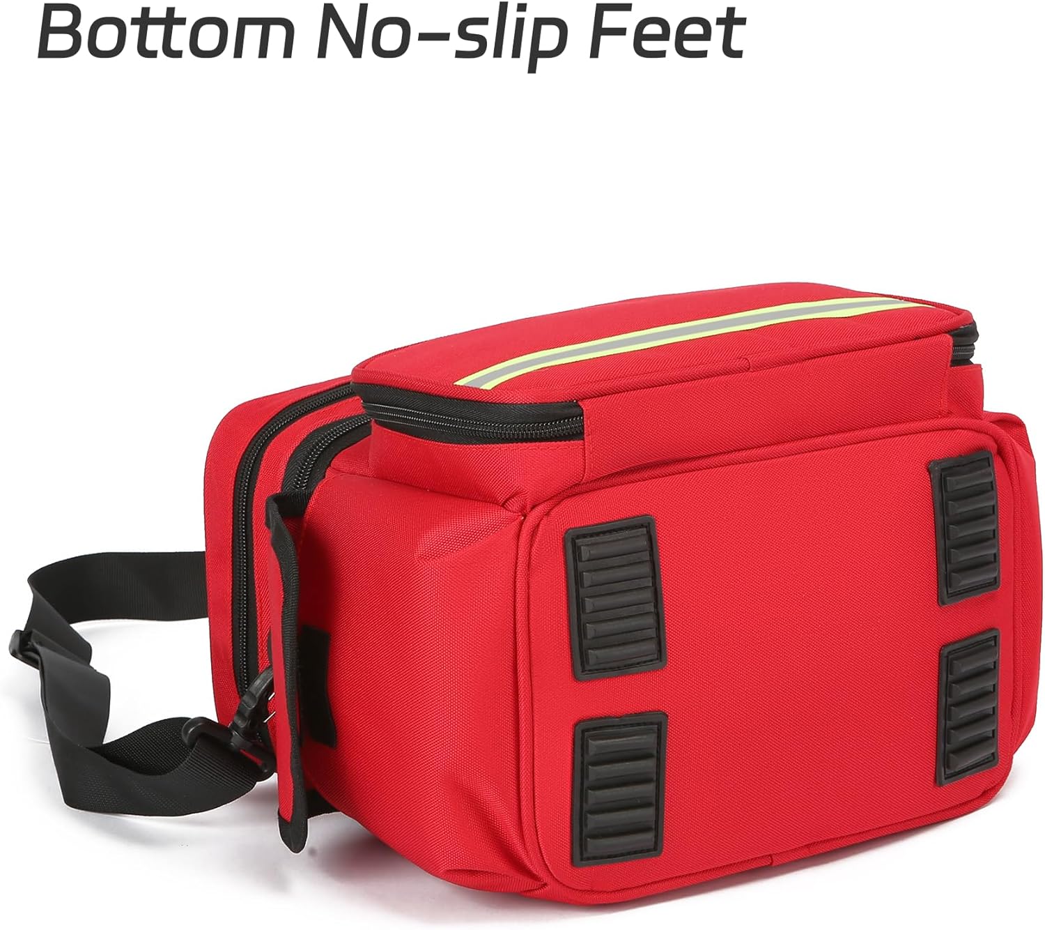 Double Layer Medical Bag Empty First Aid Bag Emergency Trauma Bag Empty, First Responder Organizer for Nurses,Home Health Care, EMT - Image 8