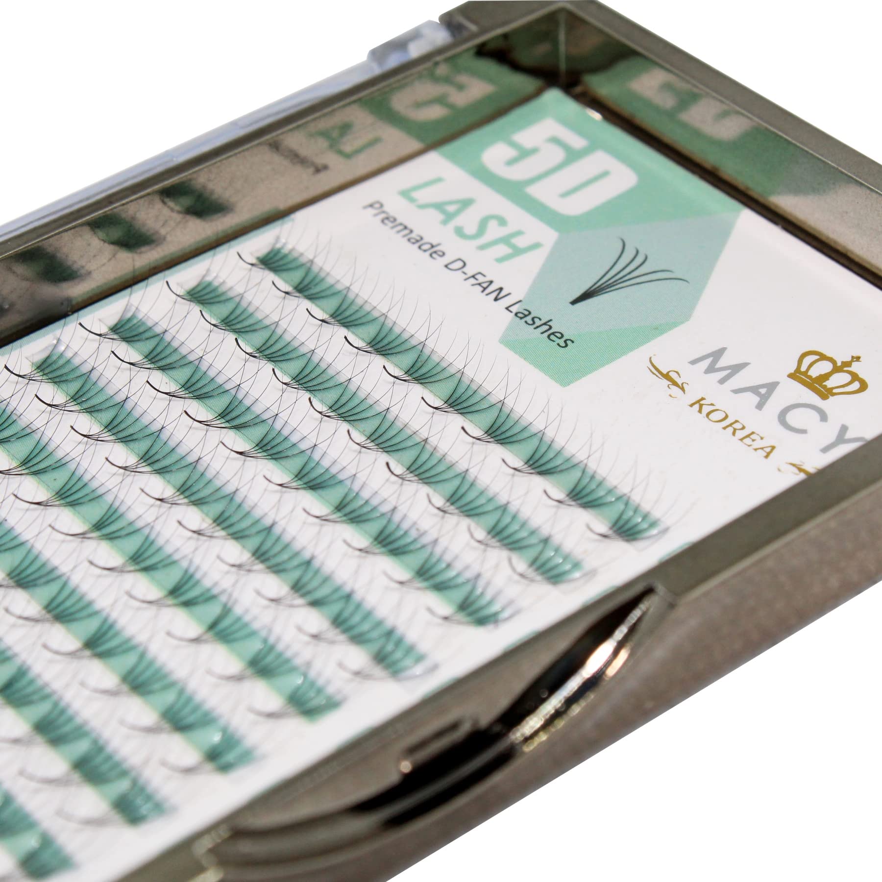 Macy Y-Lashes 2D Volumenwimpern C-Curl (0,10 Mm, 15 Mm) – Vorgefächert, Knotenfrei & Für Profi-Wimpernverlängerung