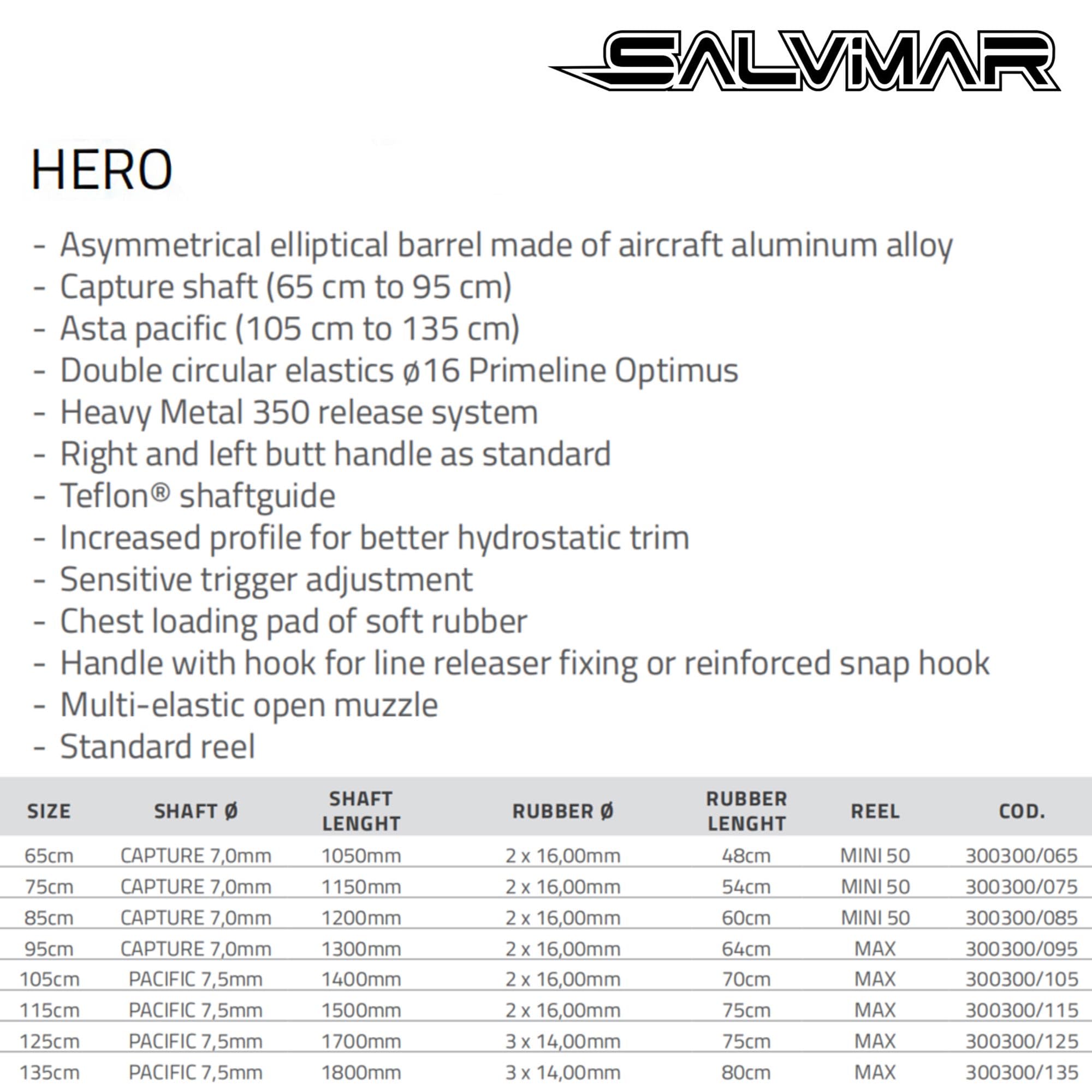 SALVIMAR Hero - Arbalete Unisex Adulto