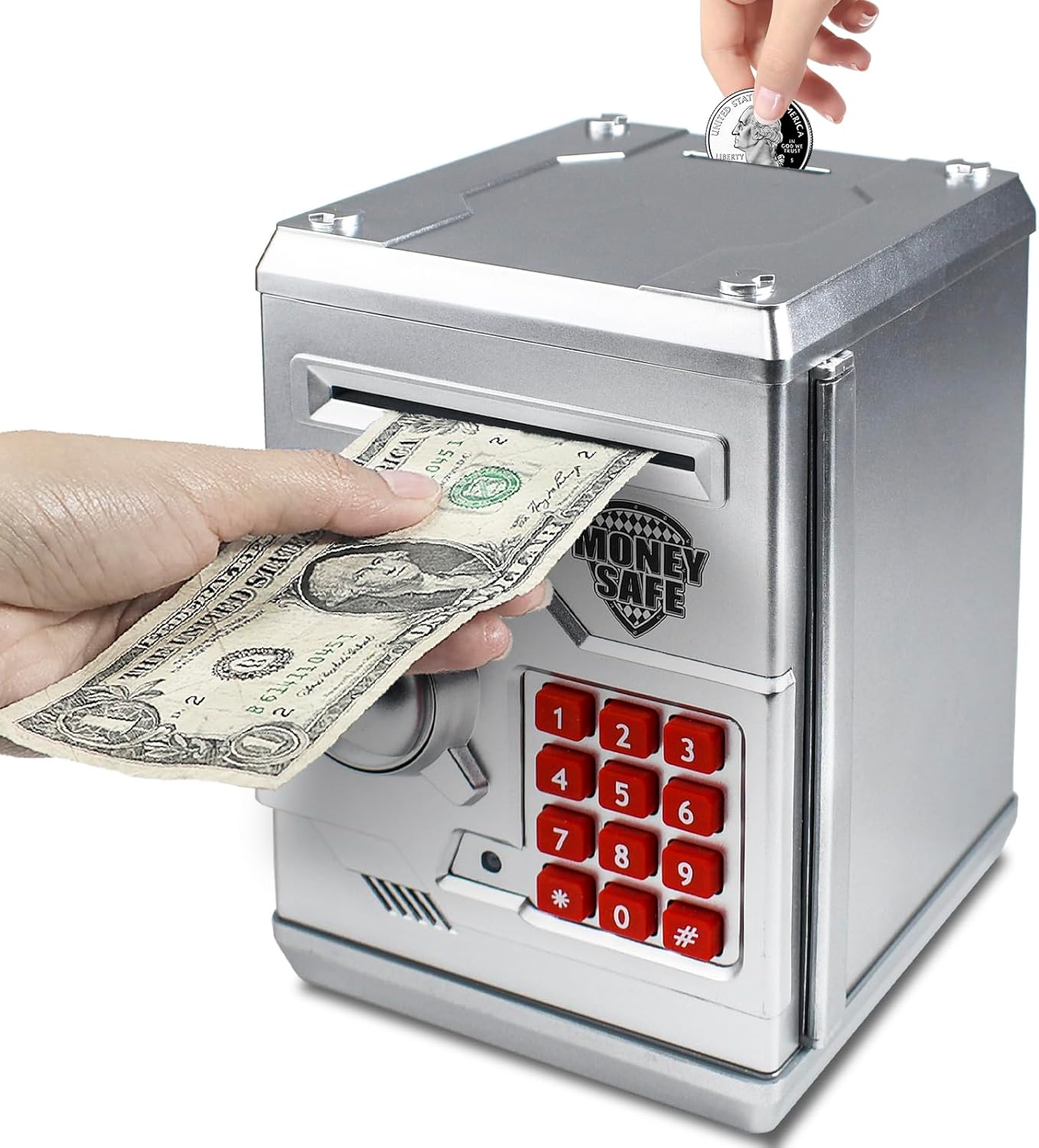 HUSAN Piggy Banks for Kids, Electronic Password Code Money