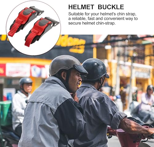 Miniatura 7 de iplusmile Hebilla de liberación rápida para casco, 2 hebillas de repuesto para casco de fútbol, hebillas de casco de motocicleta, accesorios para