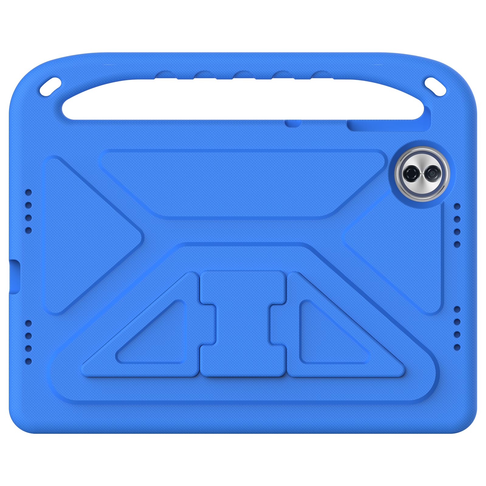 Compatibile con Honor Pad 10 (12,1 pollici) 2025, custodia protettiva leggera in EVA per bambini, antiurto, con manico e tracolla, custodia per tablet carina. Blu