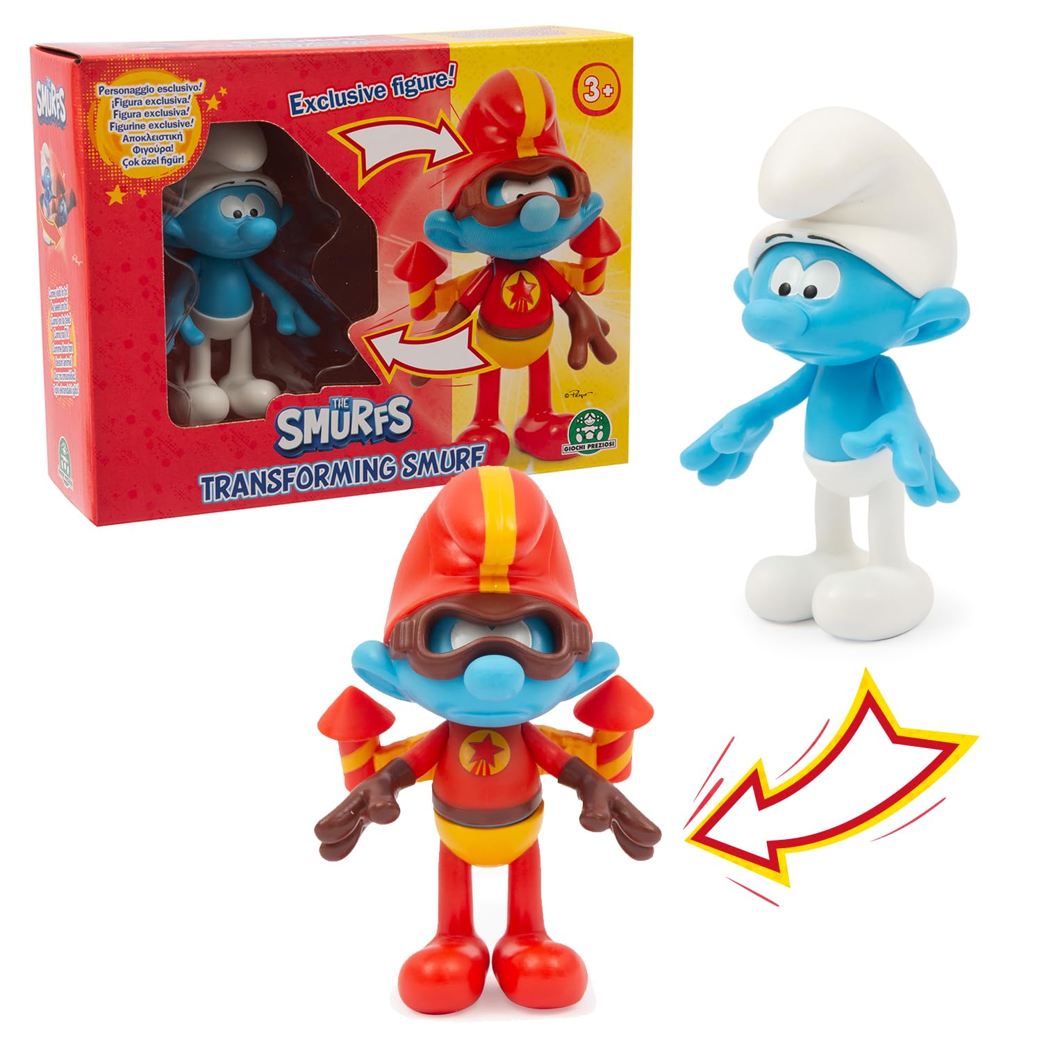 The Smurfs - Transformation Figure - Horror Smurf - PUF 231