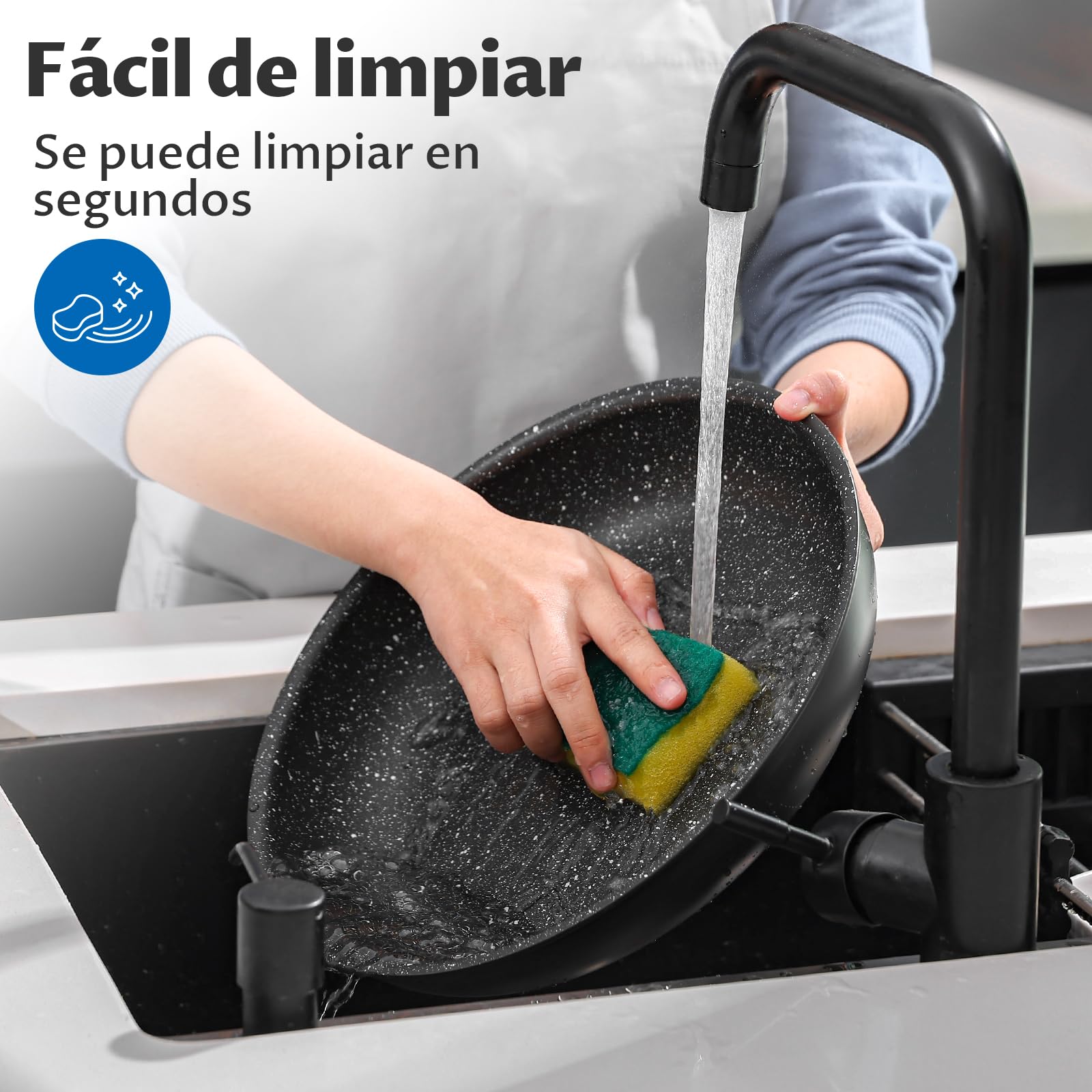 BEZIA Juego de Ollas y Sartenes 13 piezas, Sartenes Mango Extraíble, Batería de Cocina Antiadherente, sin PFOA y PFOS, apilable para todo tipo de cocinas, apto Lavavajillas y Horno