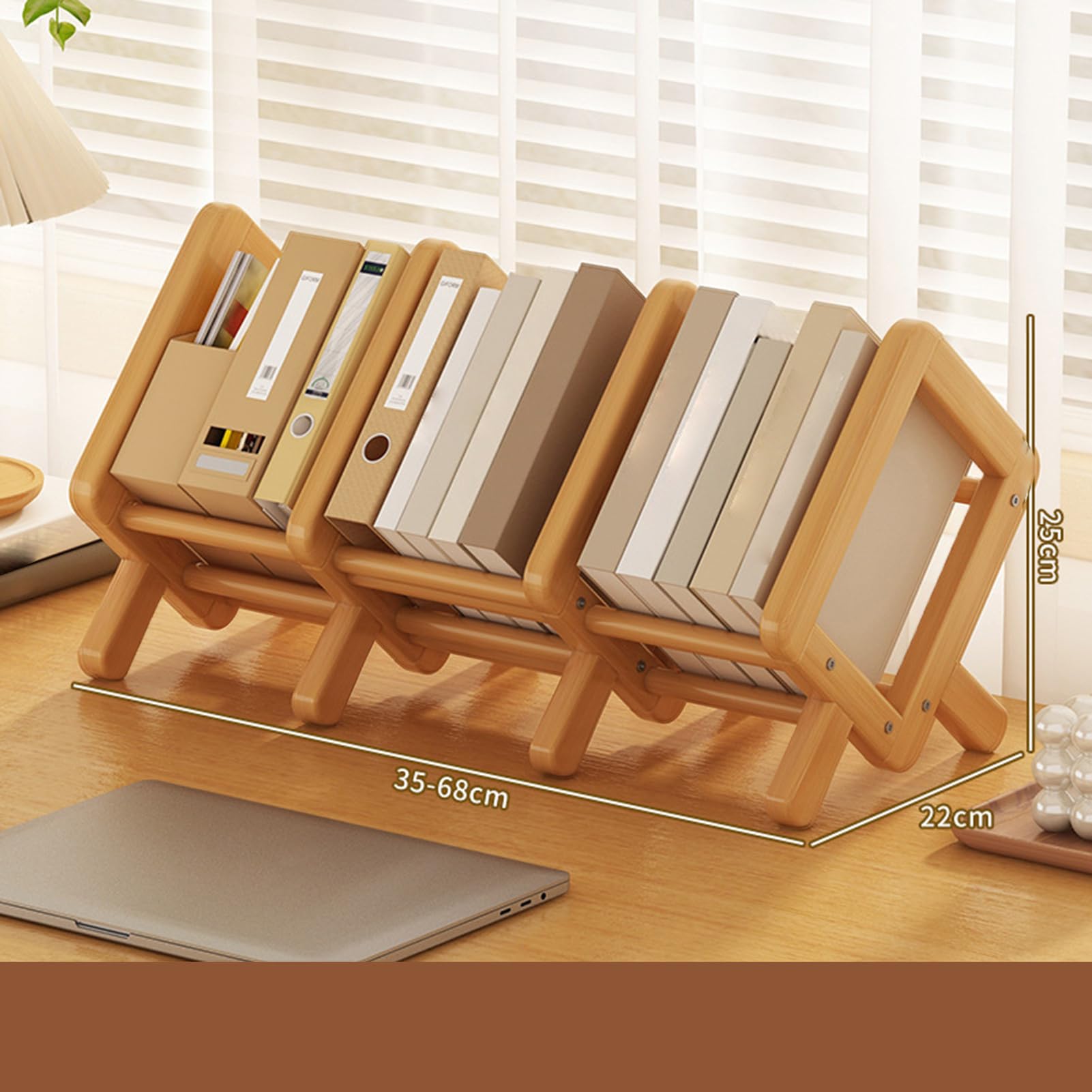 Genérico Desktop Shelf, Expandable Desk Shelf, Adjustable Bookstand, 20,47-40,16×8,66×9,84 pulgadas, Multifunctional Space-Saving Organization for Home, Library, Mesa Estudiante, Mesa de café