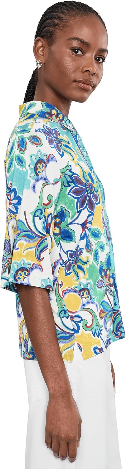 Johnny Was Women's The Janie Favorite Kimono Sleeve Button Front Top