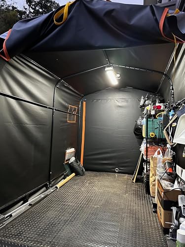 Amazon.co.jp: créer バイクガレージ【誰でも組立カンタン】3つの固定