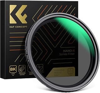 K&F Concept Nano-X Magnetischer ND Filter 72mm Variabler Graufilter ND2-32 (1-5 Stop) Neutral Graufilter mit Magnetischer Objektivadapter